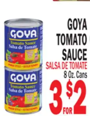 Bravo Supermarkets GOYA TOMATO SAUCE offer