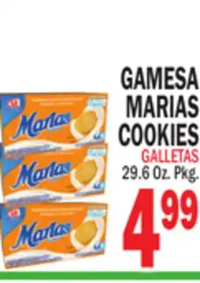 Bravo Supermarkets GAMESA MARIAS COOKIES offer