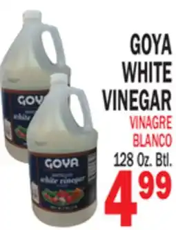 Bravo Supermarkets GOYA WHITE VINEGAR offer