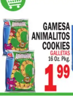 Bravo Supermarkets GAMESA ANIMALITOS COOKIES offer