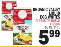 Bravo Supermarkets ORGANIC VALLEY LIQUID EGG WHITES offer