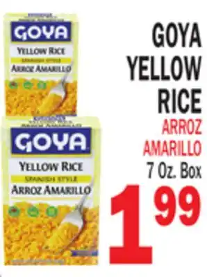 Bravo Supermarkets GOYA YELLOW RICE offer