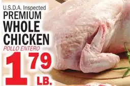 Bravo Supermarkets U.S.D.A. INSPECTED PREMIUM WHOLE CHICKEN offer