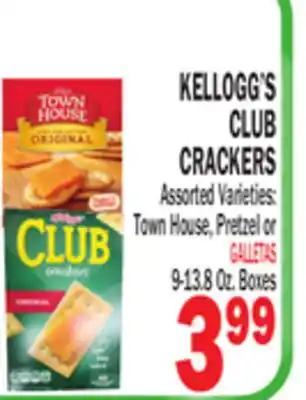 Bravo Supermarkets KELLOGG'S CLUB CRACKERS offer