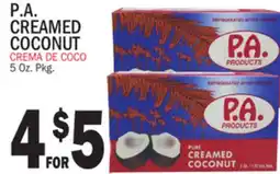 Bravo Supermarkets P.A CREAMED COCONUT offer