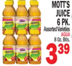 Bravo Supermarkets MOTT'S JUICE offer