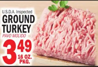 Bravo Supermarkets GROUND TURKEY offer