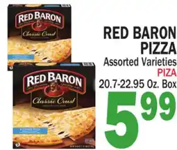 Bravo Supermarkets RED BARON PIZZA offer