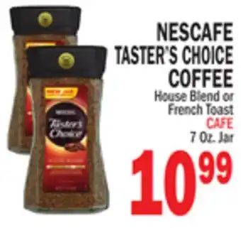 Bravo Supermarkets NESCAFE TASTER'S CHOICE COFFEE offer