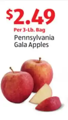 Aldi Pennsylvania Gala Apples offer