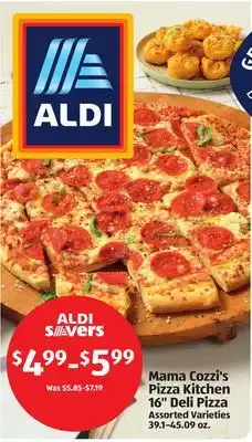 Aldi Mama Cozzi's Pizza Kitchen 16 Deli Pizza offer