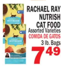 Bravo Supermarkets RACHAEL RAY NUTRISH CAT FOOD offer