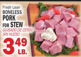 Bravo Supermarkets BONELESS PORK FOR STEW offer