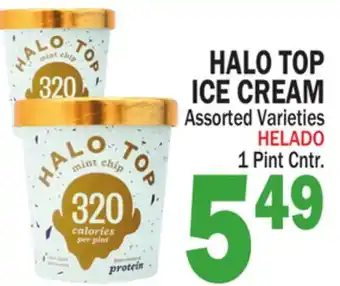 Bravo Supermarkets HALO TOP ICE CREAM offer