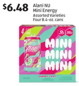 Aldi Alani NU Mini Energy offer