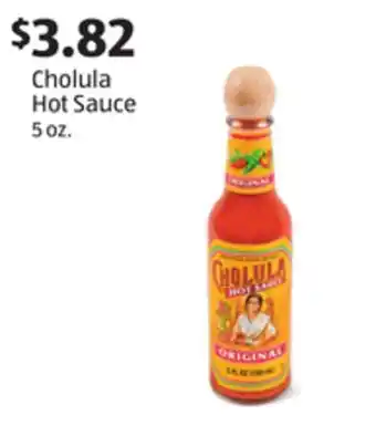 Aldi Cholula Hot Sauce offer