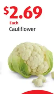 Aldi Cauliflower offer