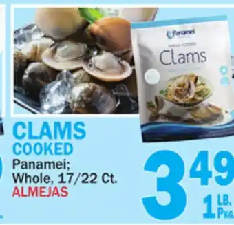 Bravo Supermarkets PANAMEI CLAMS COOKED offer