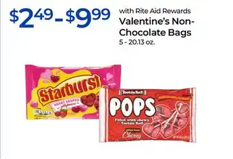 Rite Aid Valentine's Non-Chocolate Bags offer