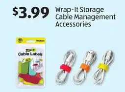 Aldi Wrap-It Storage Cable Management Accessories offer