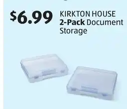 Aldi KIRKTON HOUSE 2-Pack Document Storage offer