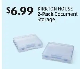 Aldi KIRKTON HOUSE 2-Pack Document Storage offer