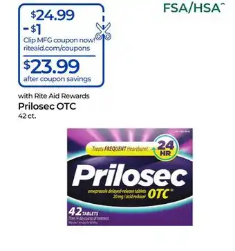 Rite Aid Prilosec OTC offer