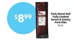 Aldi Park Street Deli Fully Cooked Sweet & Smoky Pork Ribs offer