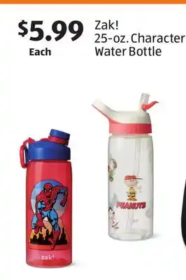 Aldi Zak! 25-oz. Character Water Bottle offer