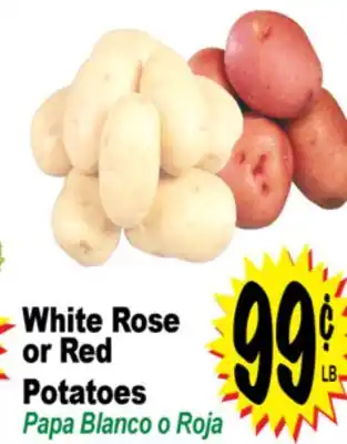 Superior Grocers White Rose or Red Potatoes offer