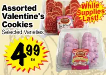 Superior Grocers Assorted Valentine's Cookies offer