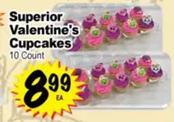 Superior Grocers Superior Valentine's Cupcakes offer