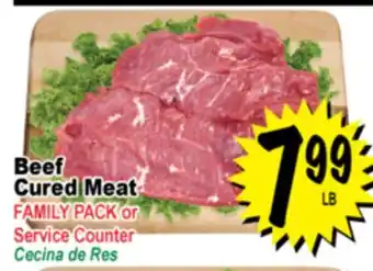 Superior Grocers Beef Cured Meat offer