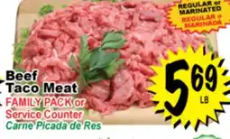 Superior Grocers Beef Taco Meat offer