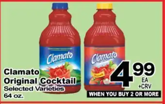 Superior Grocers Clamato Original Cocktail offer