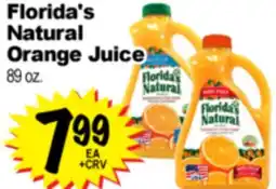 Superior Grocers Florida's Natural Orange Juice offer