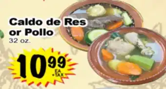 Superior Grocers Caldo de Res or Pollo offer