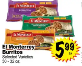 Superior Grocers El Monterrey Burritos offer