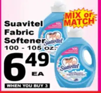 Superior Grocers Suavitel Fabric Softener offer