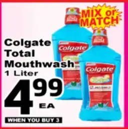 Superior Grocers Colgate Total Mouthwash offer