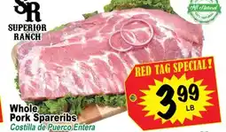 Superior Grocers Whole Pork Spareribs offer