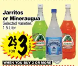 Superior Grocers Jarritos or Mineraugua offer