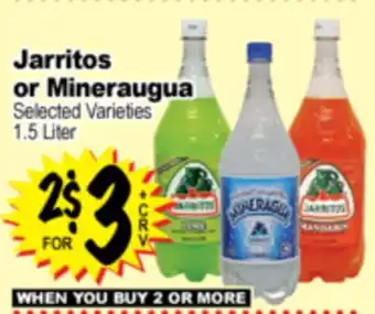 Superior Grocers Jarritos or Mineraugua offer