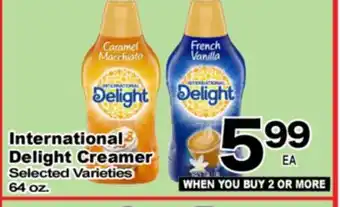 Superior Grocers International Delight Creamer offer