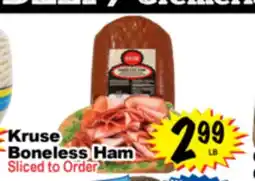 Superior Grocers Kruse Boneless Ham offer