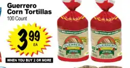 Superior Grocers Guerrero Corn Tortillas offer