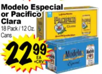 Superior Grocers Modelo Especial or Pacifico Clara offer