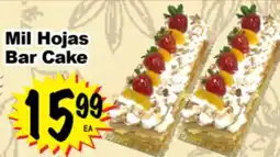 Superior Grocers Mil Hojas Bar Cake offer