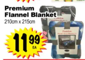 Superior Grocers Premium Flannel Blanket offer