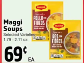 Superior Grocers Maggi Soups offer